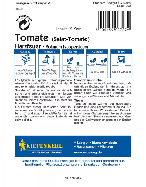 Tomate 'Harzfeuer F1'