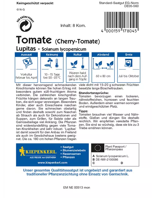 Snack-Tomate 'Lupitas F1'