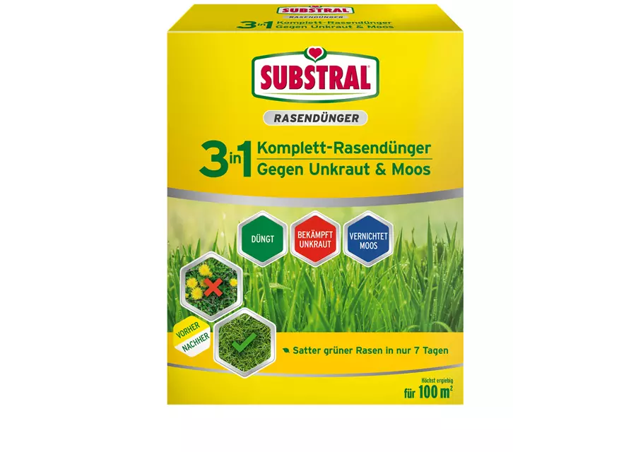 Substral 3in1 Komplettrasendünger