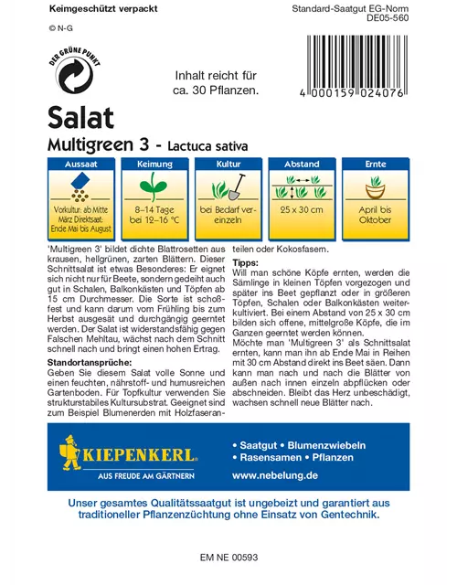 Eisbergsalat 'Multigreen 3'