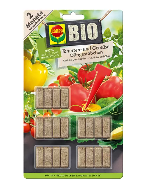 Compo BIO Tomaten- und Gemüse Düngestäbchen 