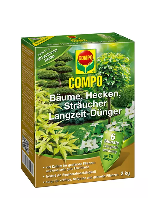 Compo Bäume, Hecken, Sträucher Langzeit-Dünger 