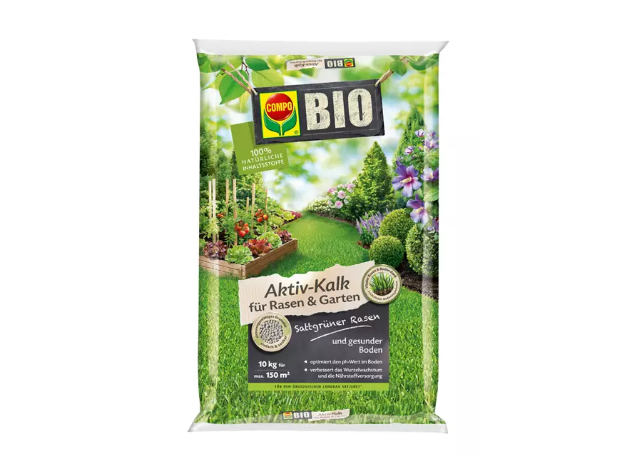 Compo BIO Aktiv-Kalk für Rasen & Garten 