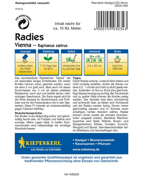 Radieschen 'Vienna'