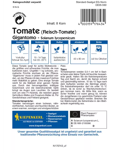 Fleischtomate 'Gigantomo F1'