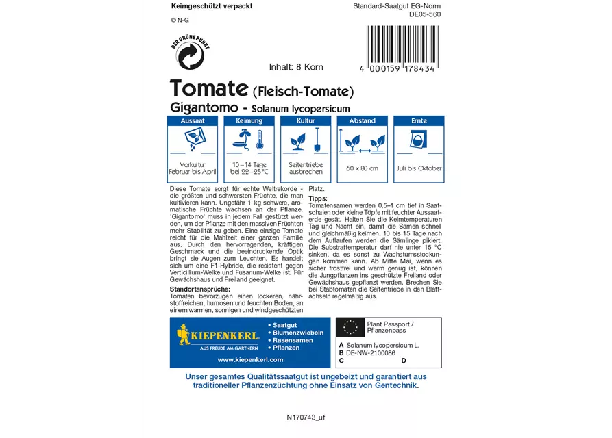 Fleischtomate 'Gigantomo F1'