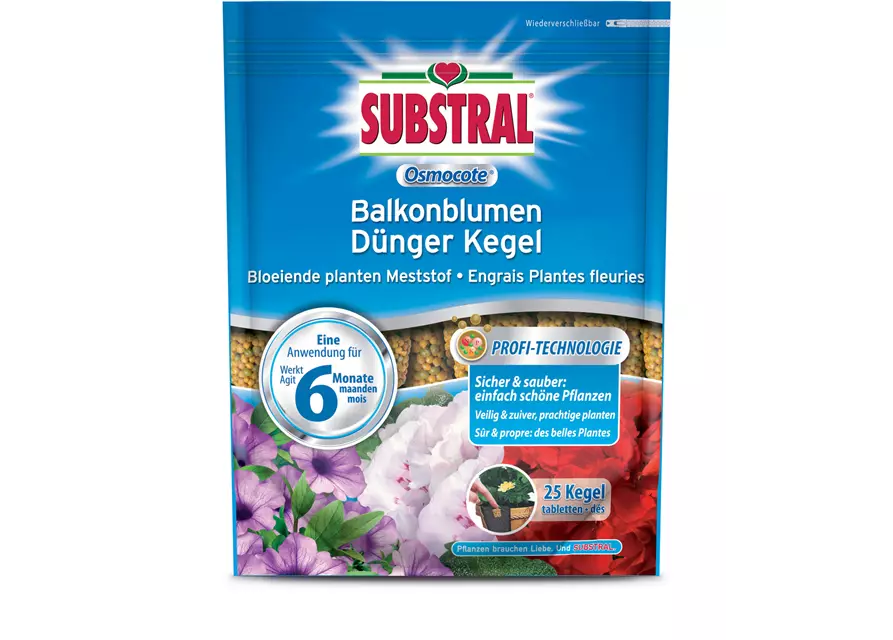 Substral Osmocote Balkonblumen Dünger Kegel