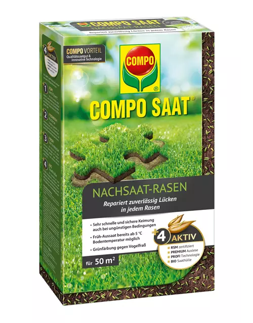 Compo SAAT Nachsaat-Rasen 