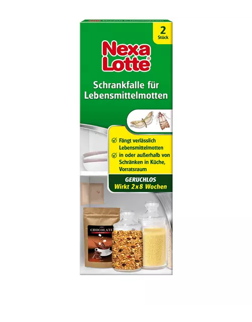 Nexa-Lotte Schrankfalle für Lebensmittelmotten