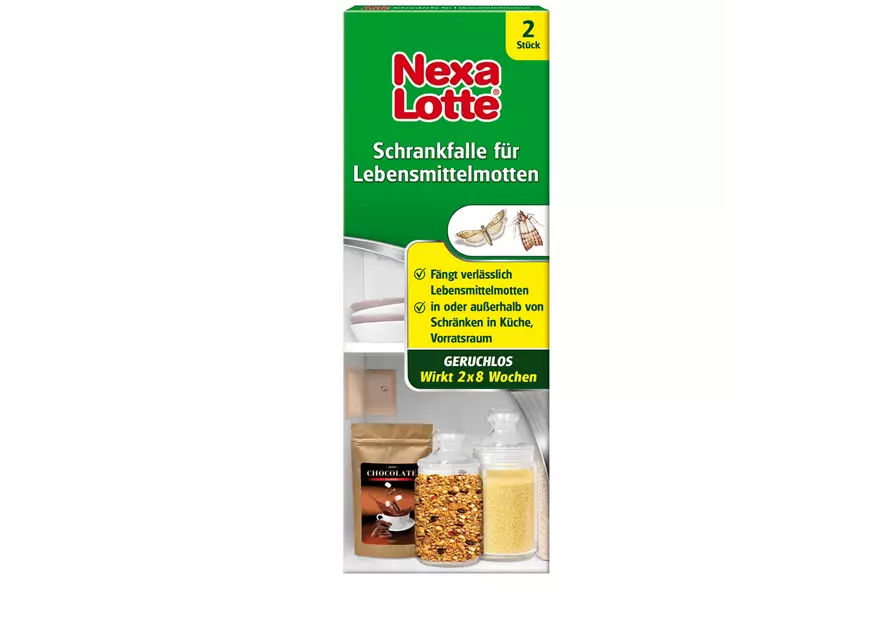 Nexa-Lotte Schrankfalle für Lebensmittelmotten