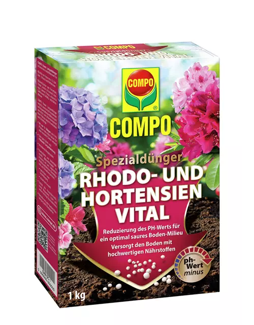 Compo Vital für Hortensien & Rhododendren 