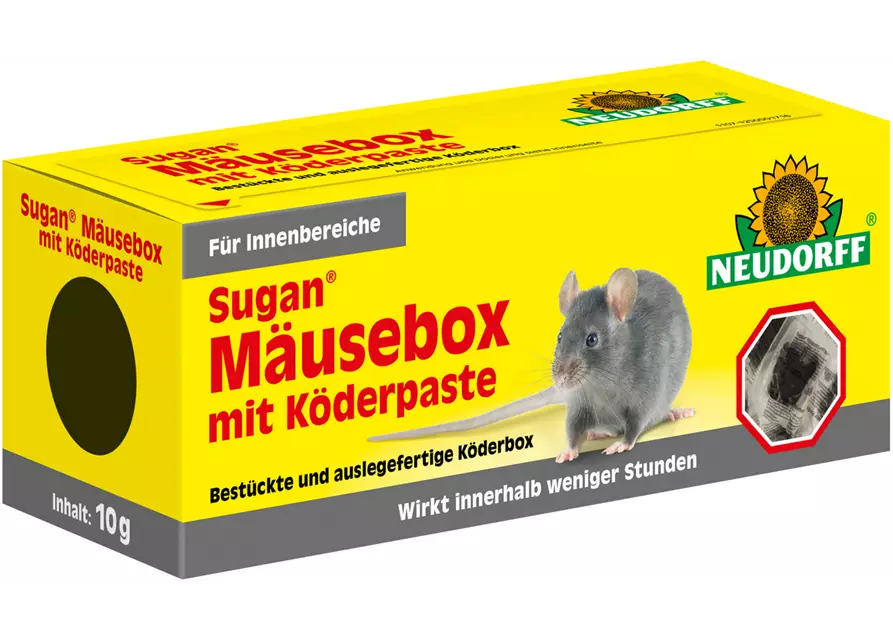 Sugan Mäusebox mit Köderpaste