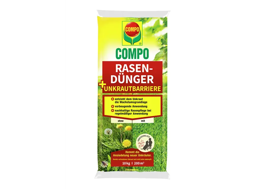 Compo Rasendünger Unkraut - Nein danke! 