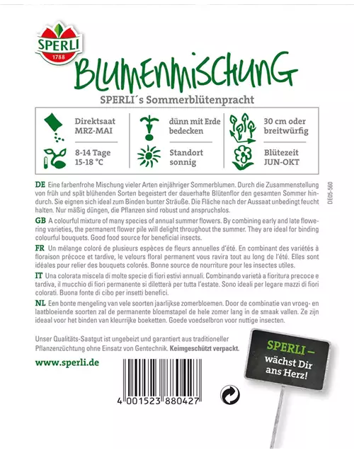 Blumenmischung 'Sommerblütenpracht'