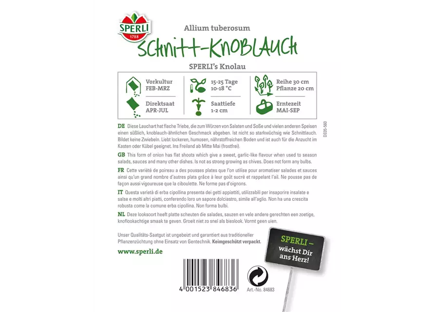 Schnittknoblauch 'Knolau'