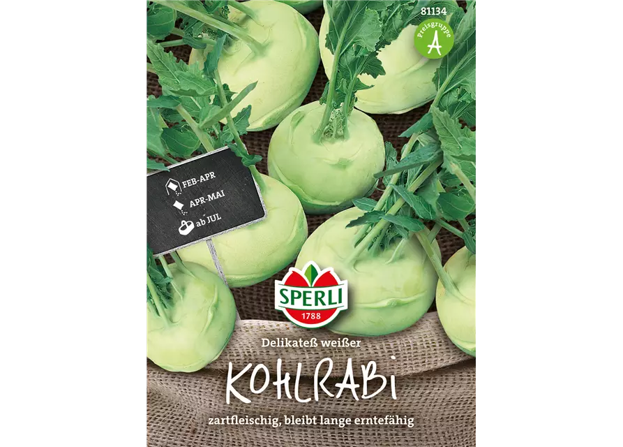 Kohlrabi 'Weißer Delikateß'