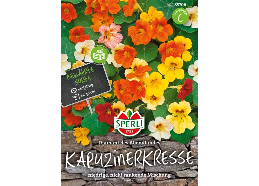 Kapuzinerkresse 'Diamant des Abendlandes'