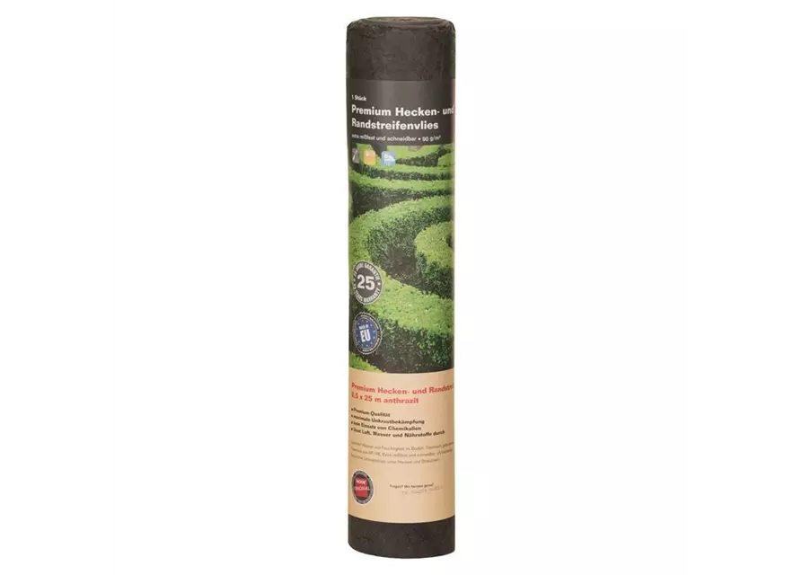 Premium Heckenvlies 0,5x25 m 90 g/m² dunkelgrau