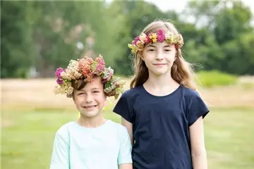 Blumenkopfkränze selber binden