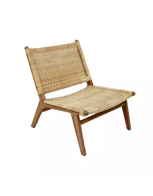 Lounge Sessel 'Jakarta',Teakholz, Rattan