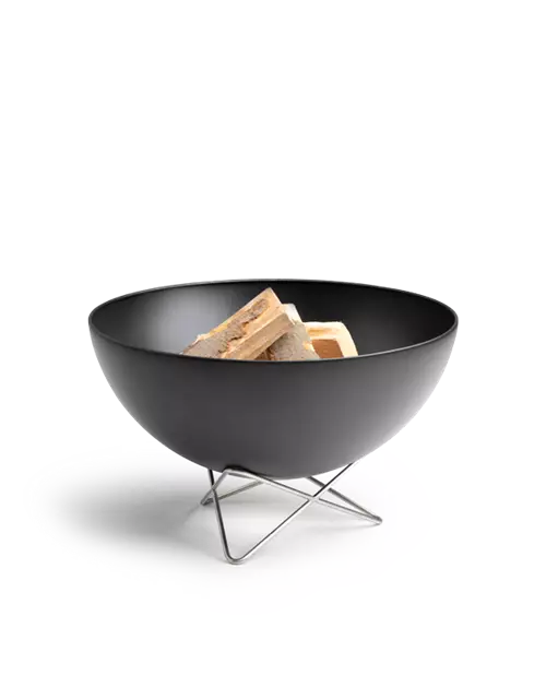 Feuerschale BOWL mit Drahtfuss, 57x35 cm