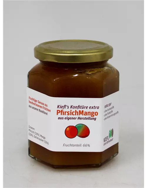 Fruchtaufstrich Pfirsich-Mango