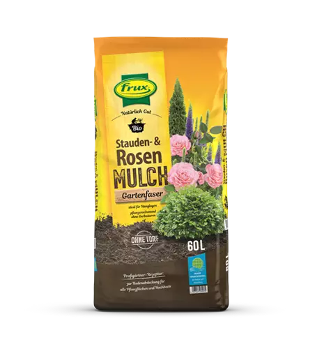 frux Bio Stauden- & Rosenmulch – Gartenfaser -torffrei-