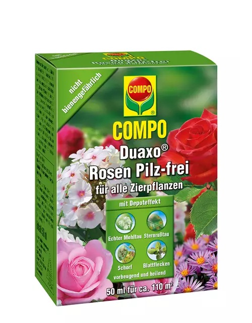 Compo Duaxo Rosen Pilz-frei für alle Zierpflanzen 