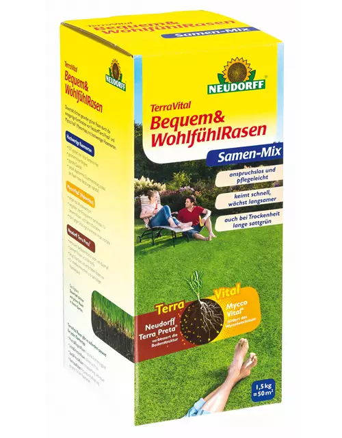 TerraVital Bequem&WohlfühlRasen Samen Mix