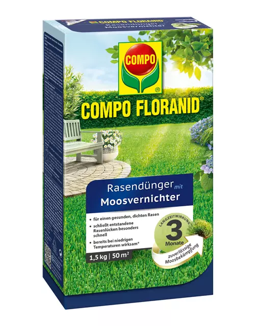 Compo FLORANID Rasendünger mit Moosvernichter 