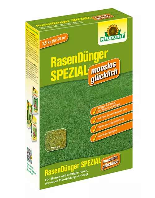 Neudorff RasenDünger SPEZIAL mooslos glücklich