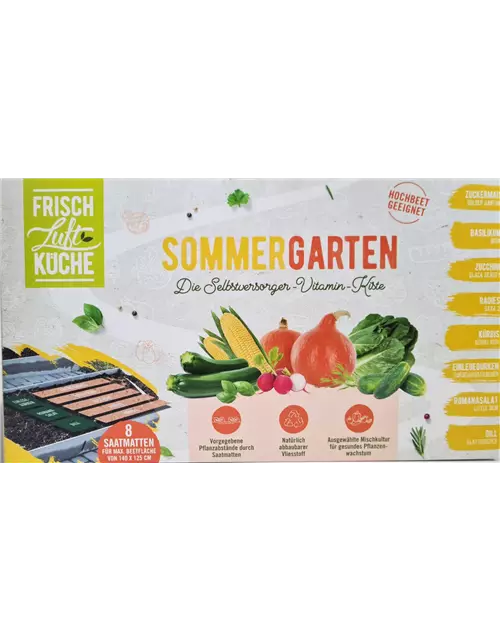 Sommergarten Saatmatten-Set für Selbstversorger