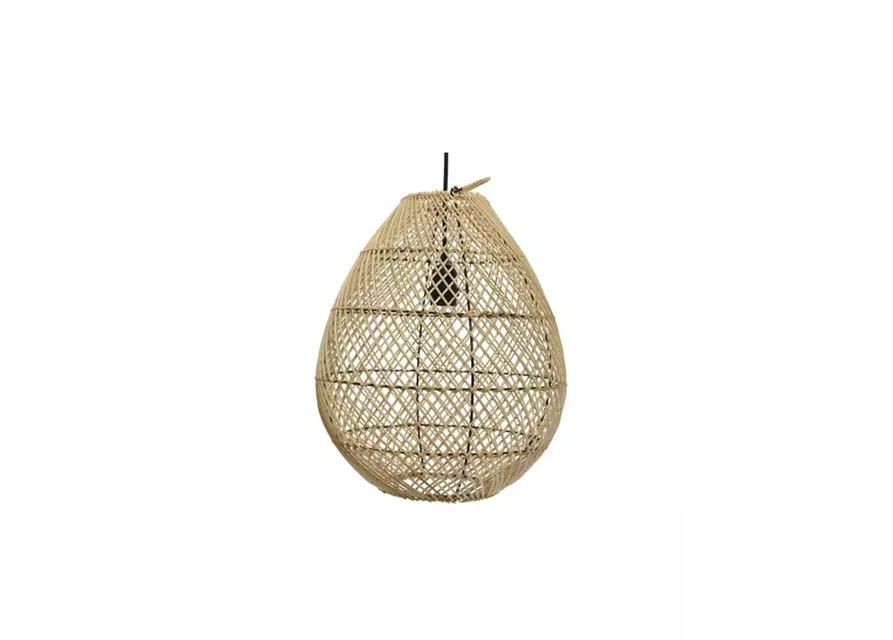 Hängelampe aus Rattan, ca. 35xH40 cm