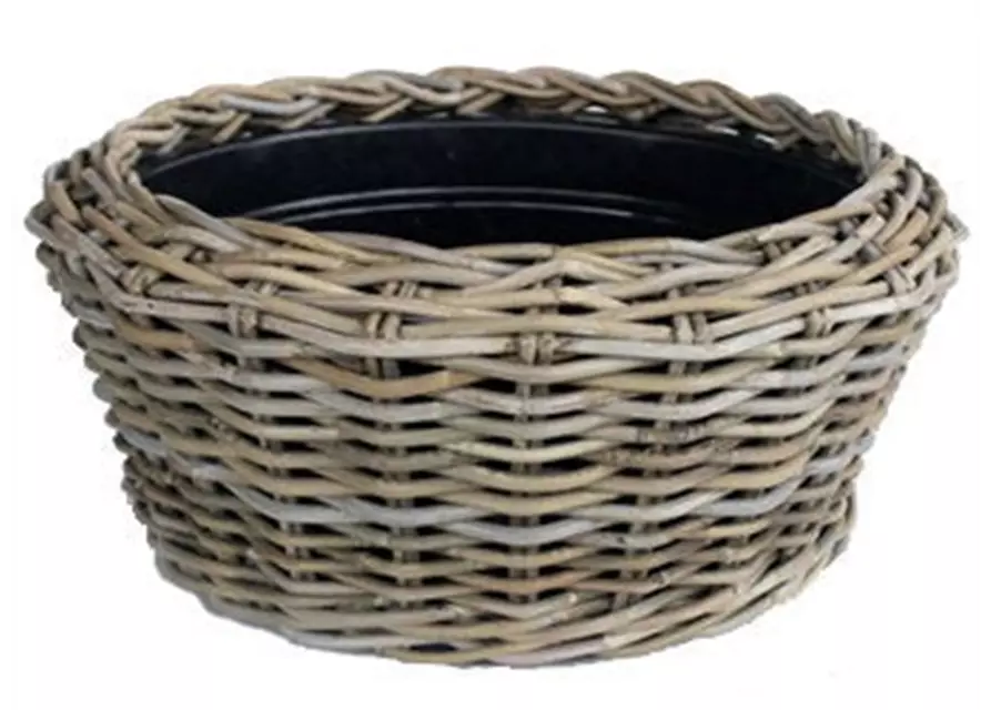 Korbschale aus Rattan