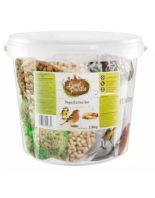 Vogelfutter-Set im Eimer, 3 kg