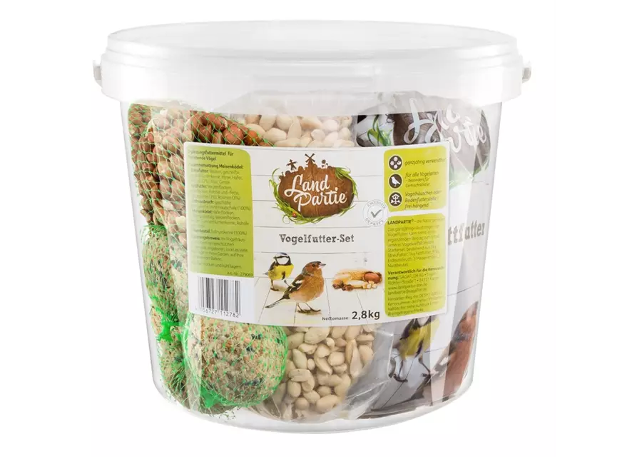 Vogelfutter-Set im Eimer, 3 kg